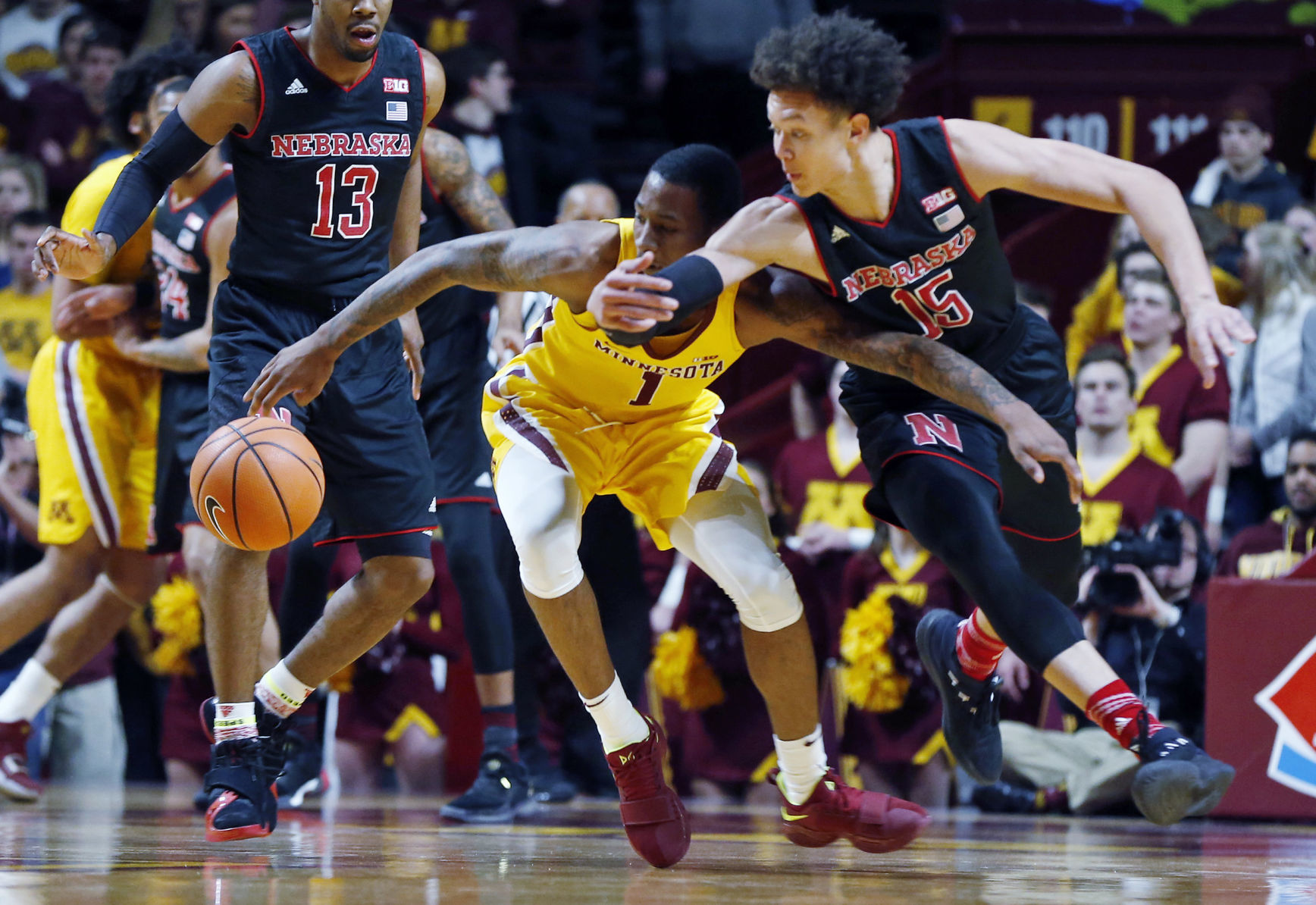 Nebraska Minnesota Basketball